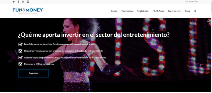 Carrillo Asesores lanza la plataforma de mecenazgo cultural Fun&Money