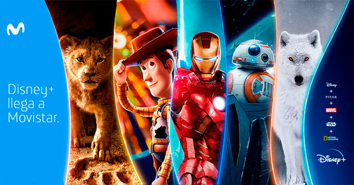 Movistar integra Disney+ en sus paquetes Fusión con contenidos de ficción disney movistar