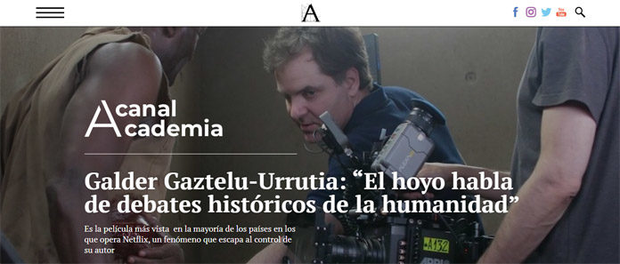 La Academia de Cine lanza su canal online como punto de encuentro de los que viven activamente el cine