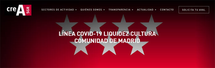 La Comunidad de Madrid y Crea SGR explican el 5 de mayo los detalles de su acuerdo a través de una videoconferencia comunidad de madrid crea sgr