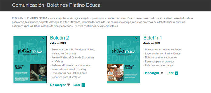 El segundo número del boletín Platino Educa incluye la primera parte de la entrevista a José Manuel Rodriguez Uribes