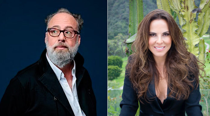 La actriz Kate del Castillo y el productor Alex Berger (‘Oficina de infiltrados’), protagonistas en el inicio de Conecta FICTION Alex Berger Kate del Castillo