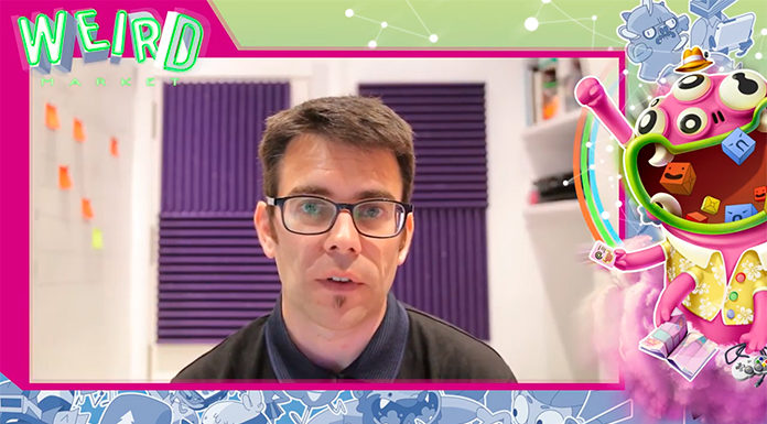 El compositor de bandas sonoras Joseba Beristain Azipuru, en Weird Market 2020 Joseba Beristain Azipuru