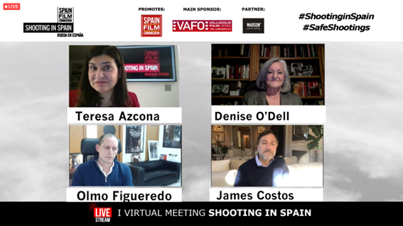 El primer encuentro virtual Shooting in Spain analizó la incidencia de la pandemia en los rodajes de España