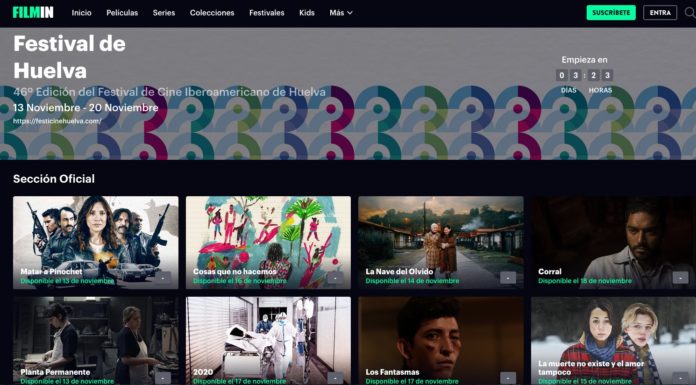 El 47º Festival de Huelva volverá a la presencialidad pero tendrá de nuevo visibilidad en Filmin