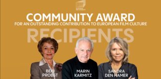 Los 39º Premios del Cine Europeo homenajearán a Beki Probst, Marin Karmitz y Sandra den Hame con un nuevo premio Premios del Cine Europeo