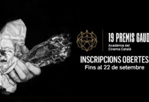 Hasta el 22 de septiembre están abiertas las inscripciones para los XIX Premios Gaudí del Cine catalán